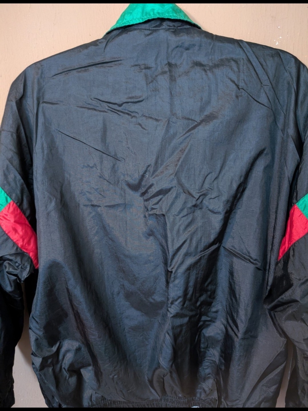 Crossroads Vintage Black Lightweight Windbreaker Sz M - Picture 6 of 6